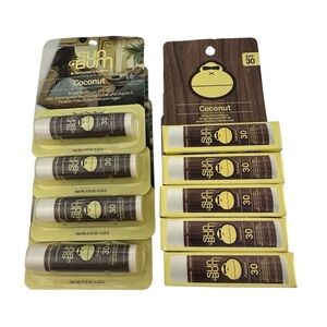 Sunbum‎ lip balm (9) SPF 30 coconut new in box